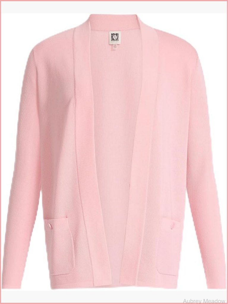 Women's Cardigan Sweater - Lightweight Knit, Regular Fit, Long Sleeve,